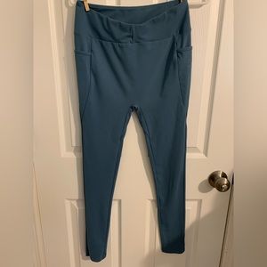 Gymshark XL leggings - pockets - Teal